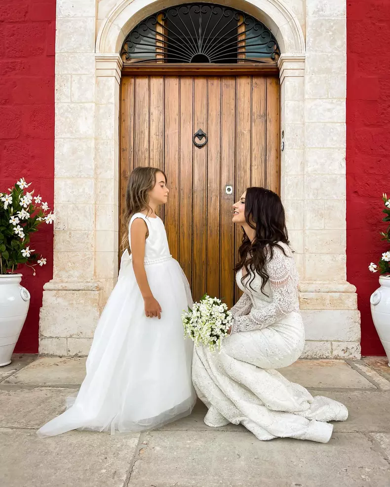 Cătălina Grama și fiica ei