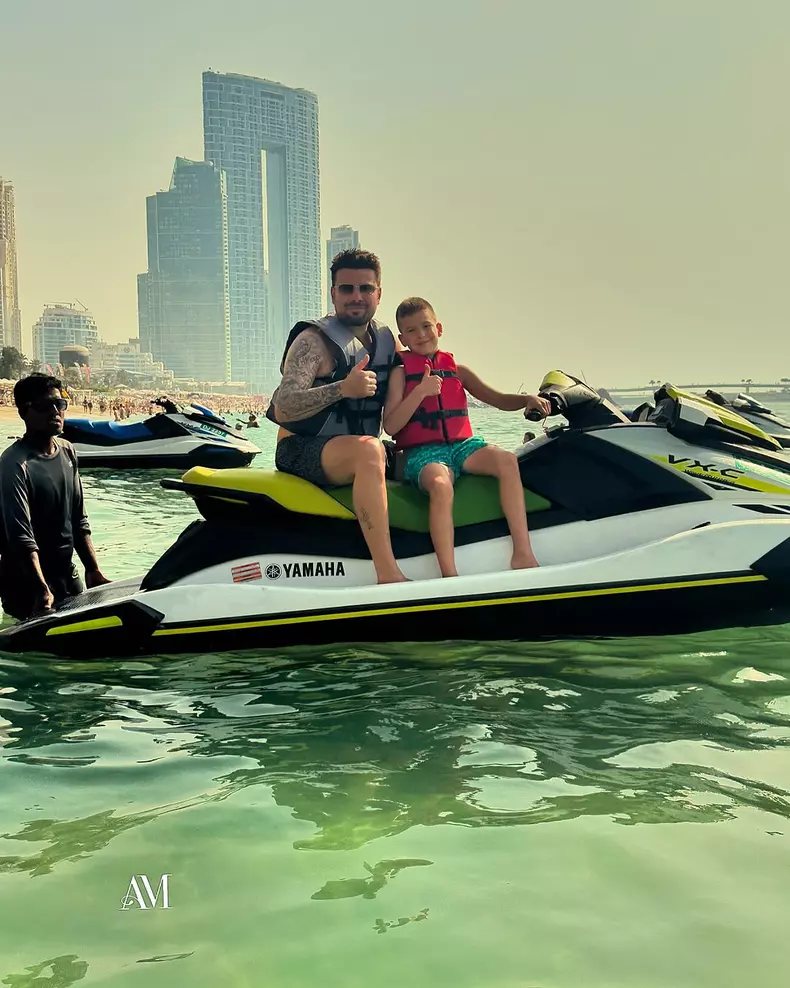 Adrian Mutu și fiul lui, Tiago