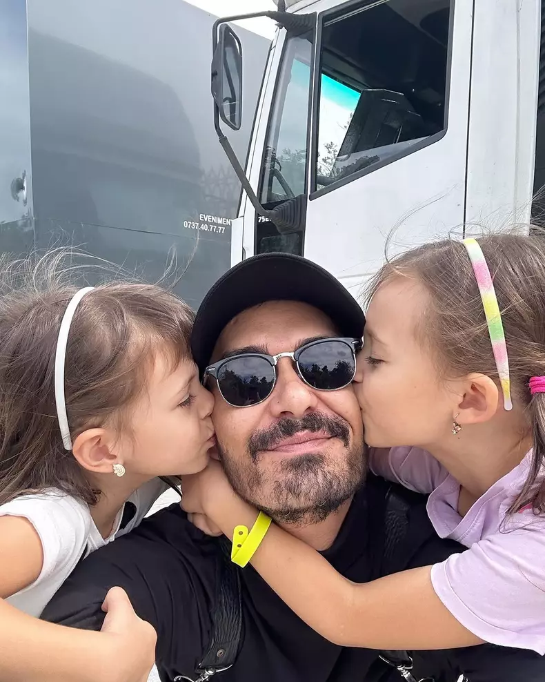 George Burcea și fetițele sale (3)