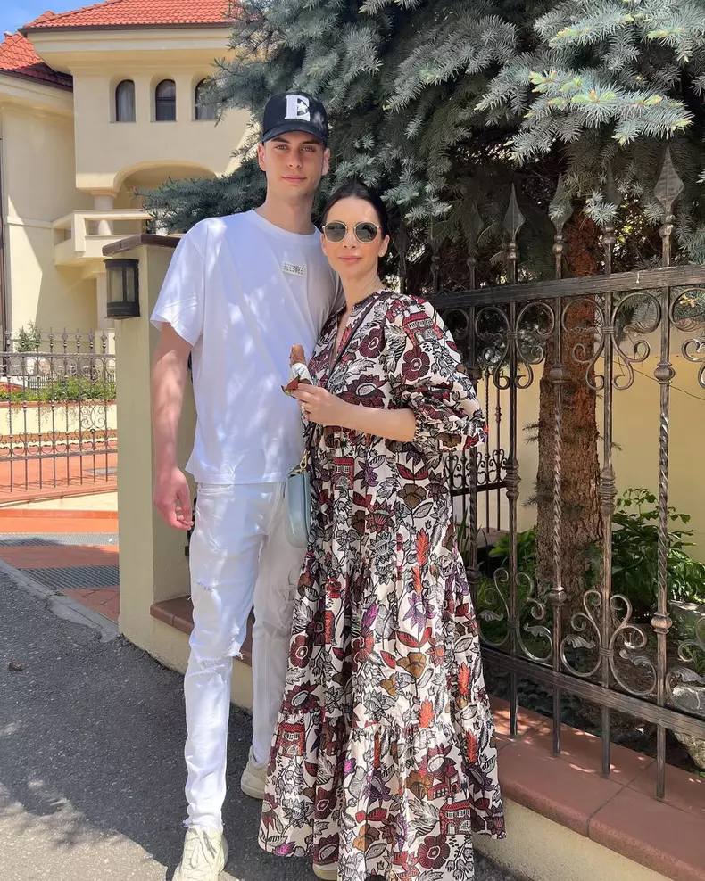 Andreea Berecleanu și fiul ei