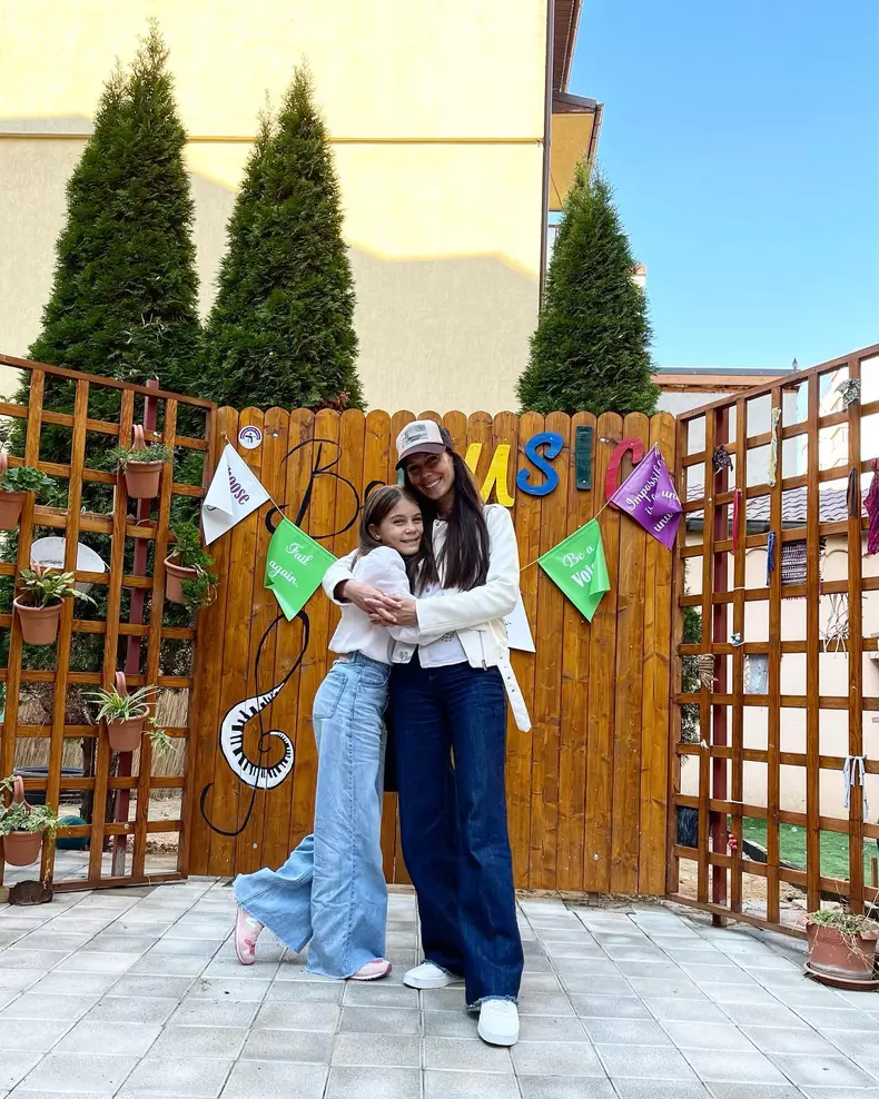 Irina Fodor și fiica ei