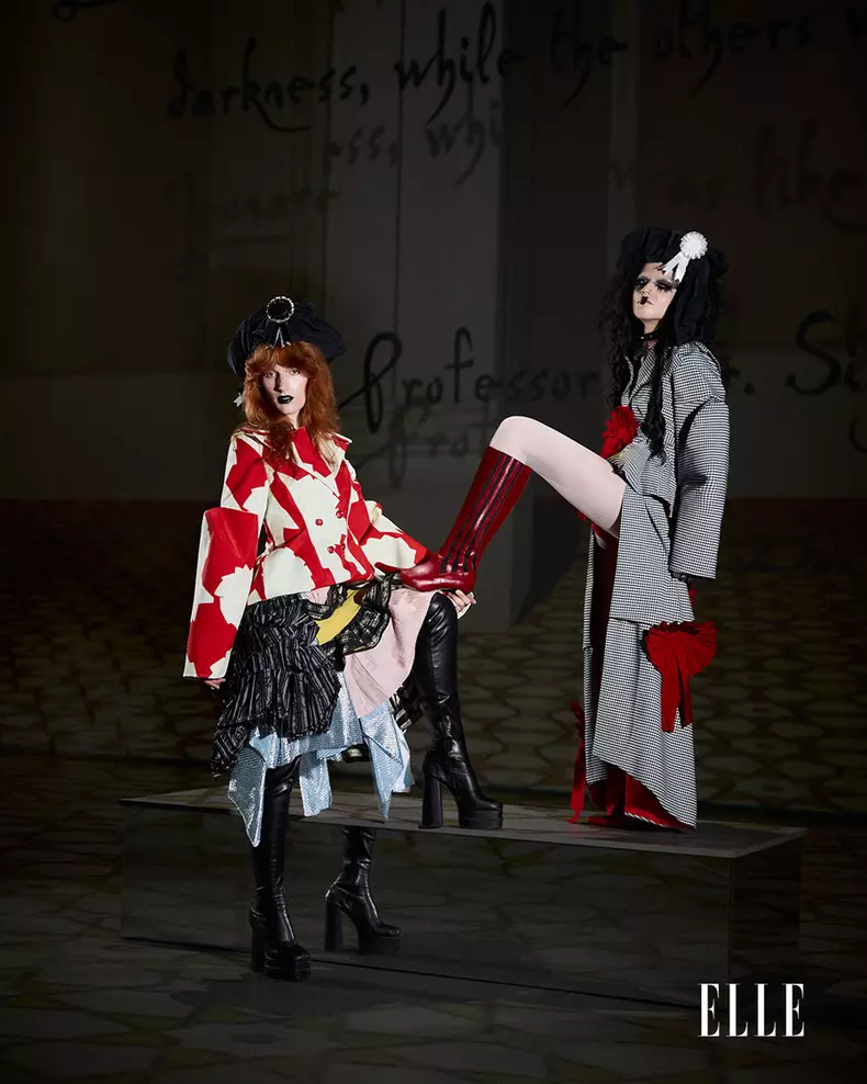 Ținute: Desi Botineșteanu. Modele: Darius Boar & Desi Botineșteanu.