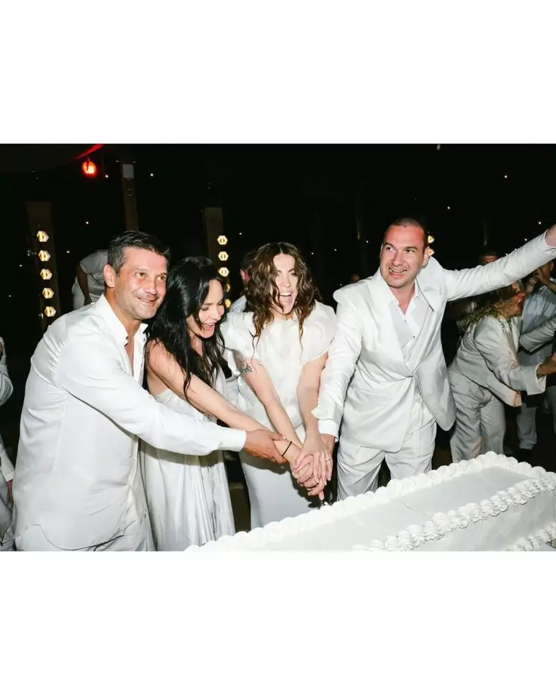 Andra&Alex Mykonos 7.6.26...Brides gown ashistudiobridal Grooms suit tomfordHair Stylist v
