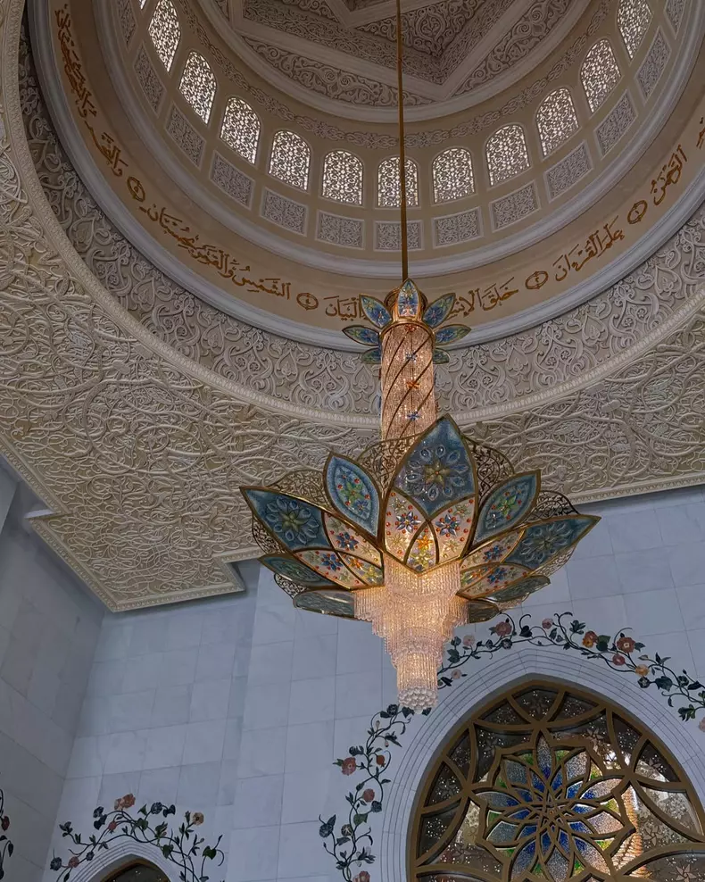 Ana Bodea, imagini de la Mare Moschee din Abu Dhabi  (10)