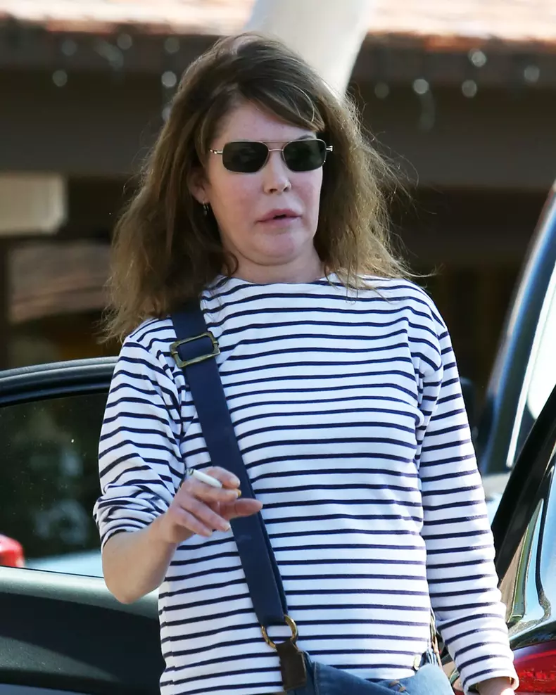 Exclusive... Lara Flynn Boyle Shops In Bel Air With Her Mom