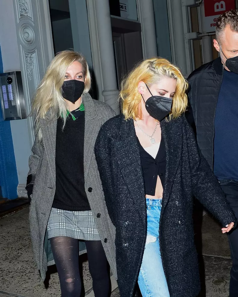 Kristen Stewart steps out with her new fiancee Dylan Meyer in NYC