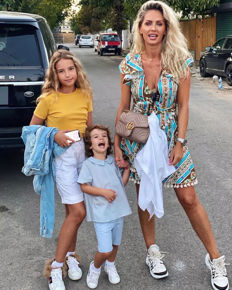 Andreea si copiii ei