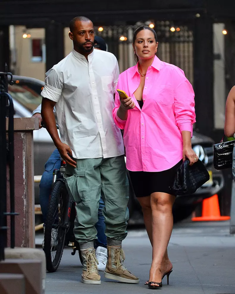 EXCLUSIVE: Ashley Graham is Spotted For The First Time After Announcing Her Second Pregnancy in New York City.