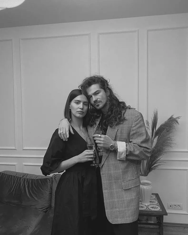 Radu Itu si iubita sa