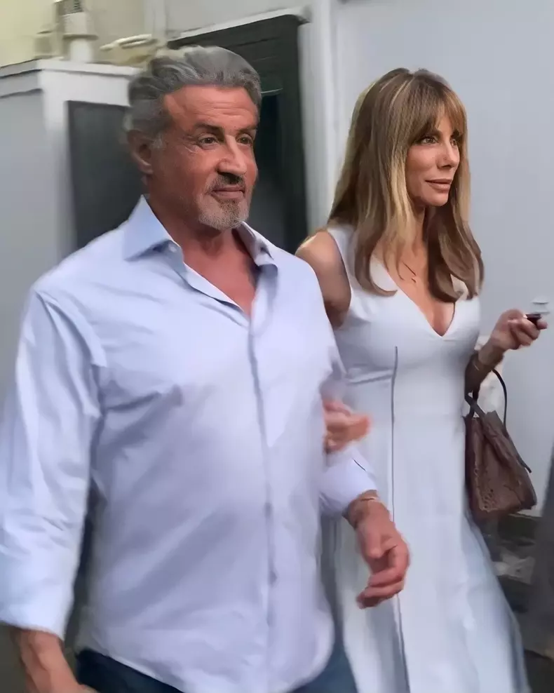 *PREMIUM-EXCLUSIVE* Sylvester Stallone and ex-wife Jennifer Flavin were spotted together less than a month after she filed for divorce