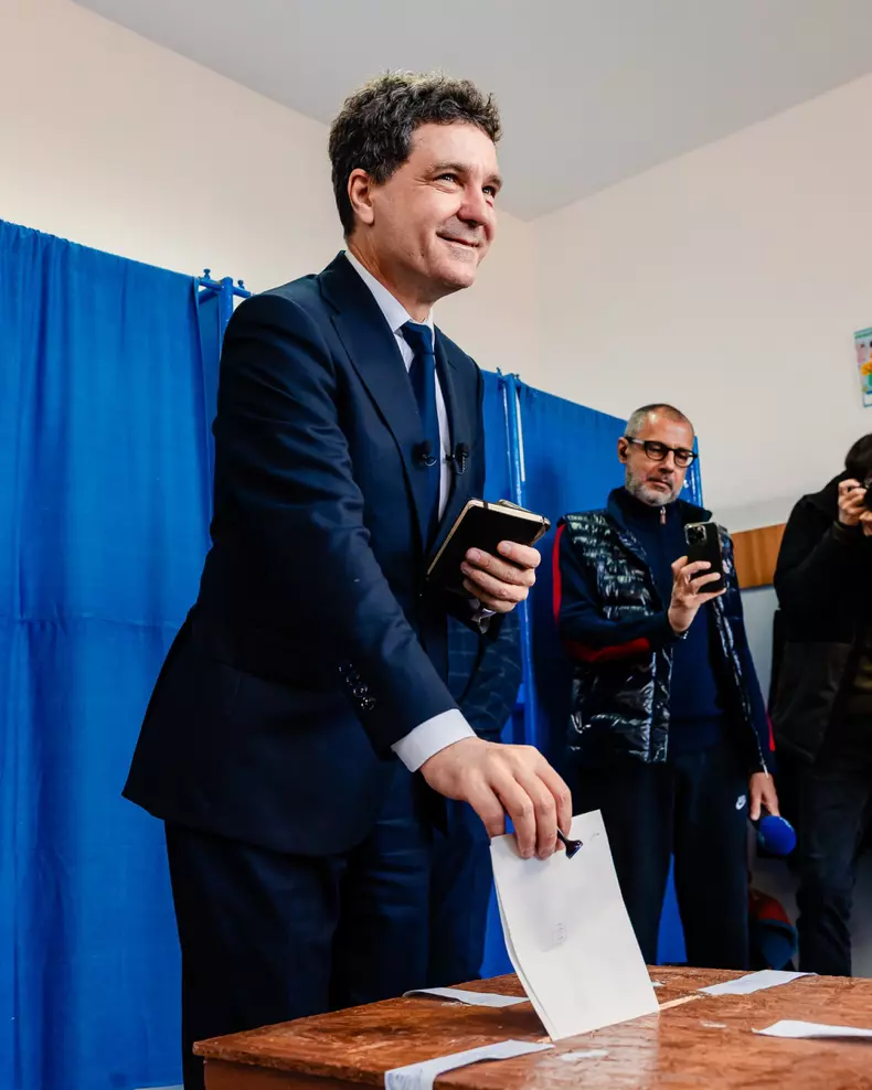 Nicusor Dan ziua alegerilor (1)