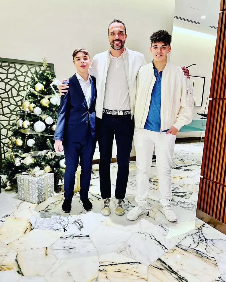 Tiriac Jr si copiii cu Ileana