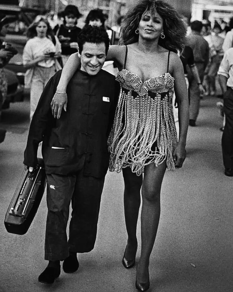 Azzedine Alaia si Tina Turner