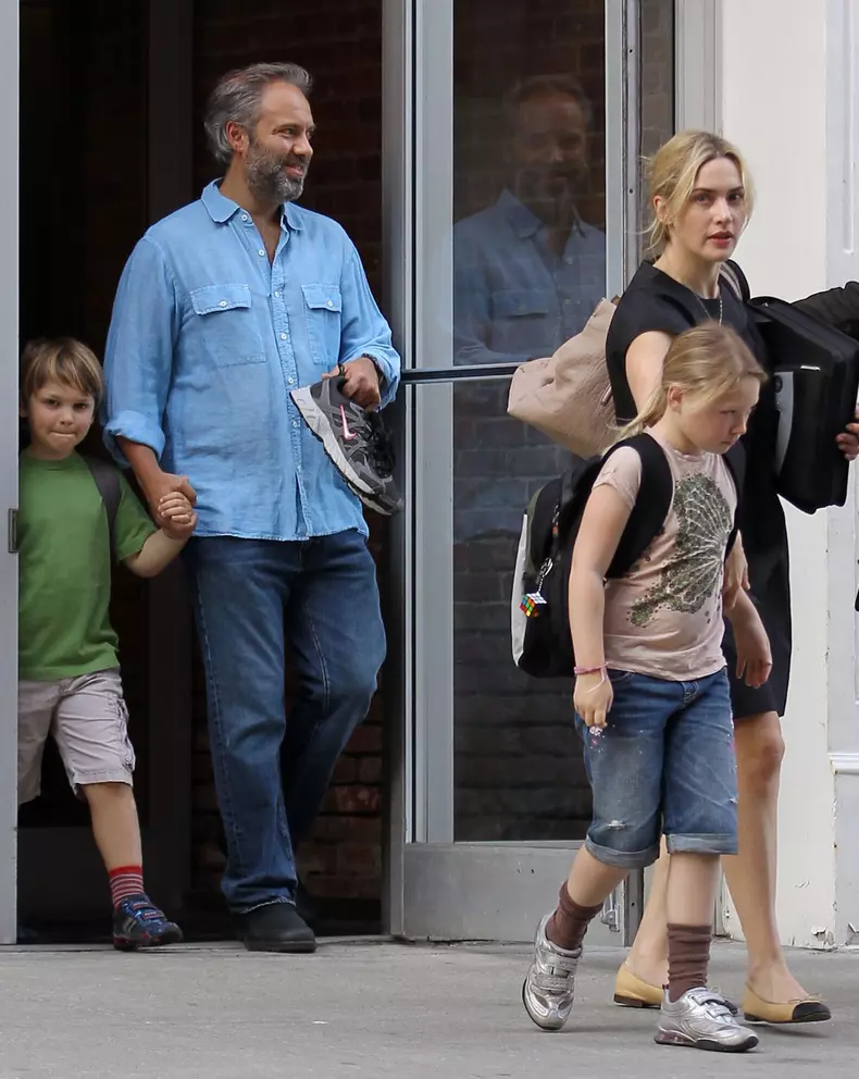 Kate Winslet and her ex-husband Sam Mendes Stay Strong for Kids!