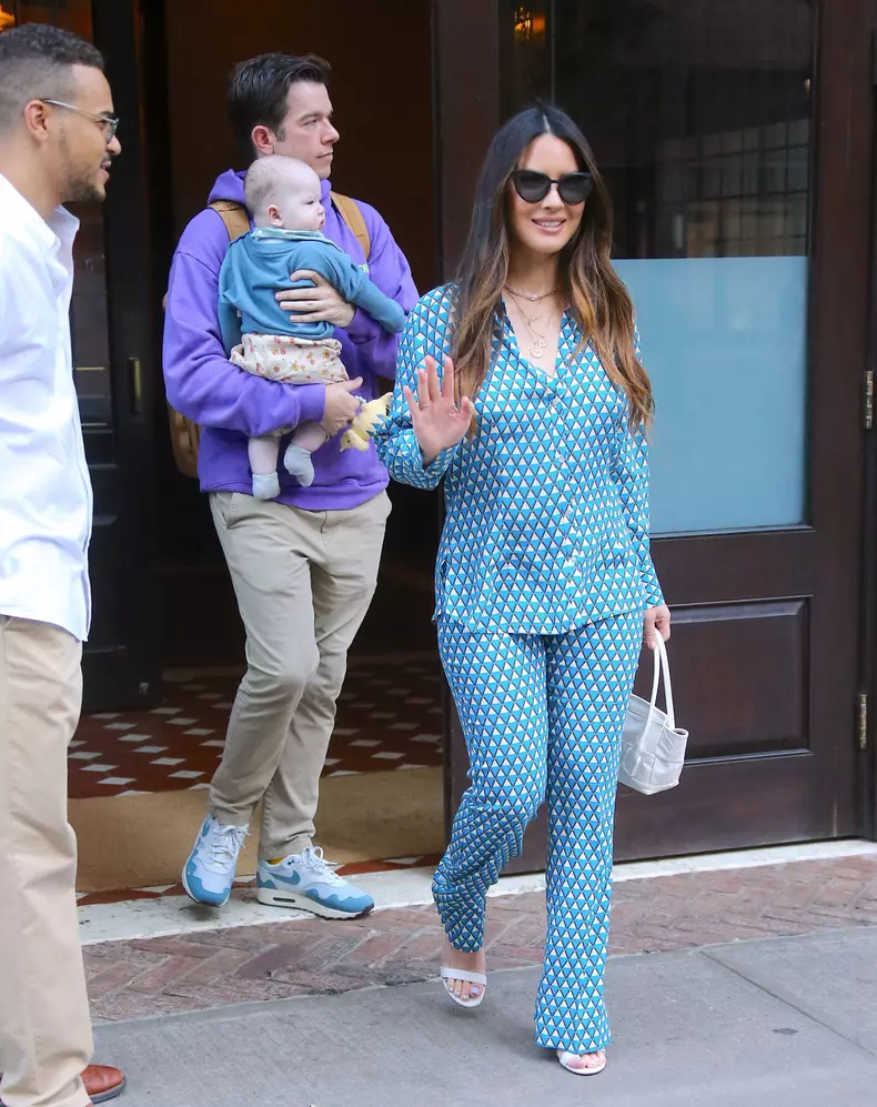 Olivia Munn And Family Out - NYC
