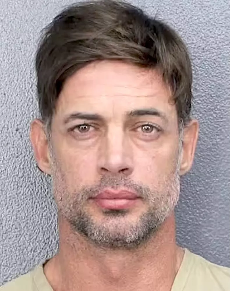 Actor William Levy seen in mugshot as he's arrested in Florida