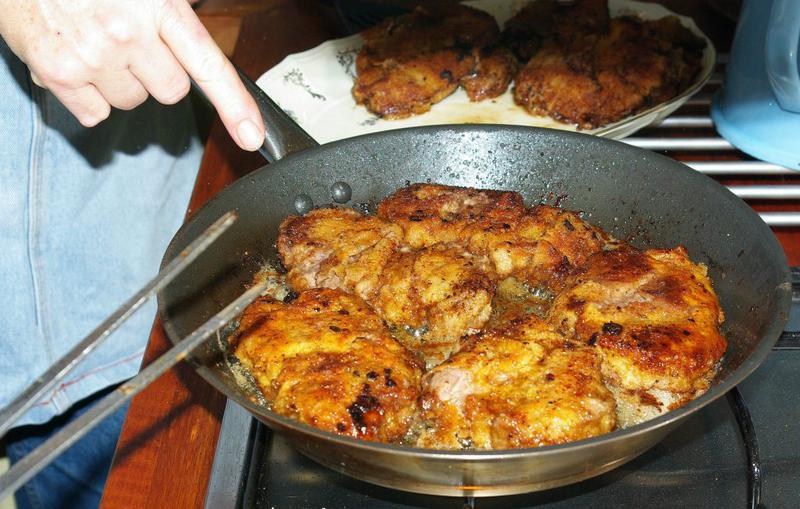 pui in crusta de parmezan