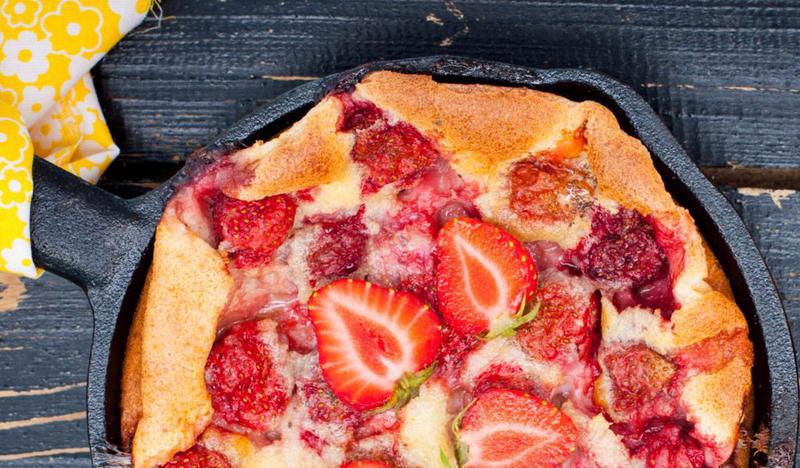 Clafoutis cu căpșuni (5)