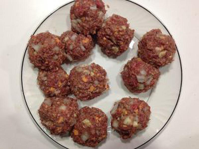 ciorba de perisoare - perisoare gata de pus la fiert