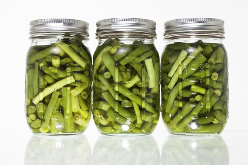 Fasole păstăi la borcan