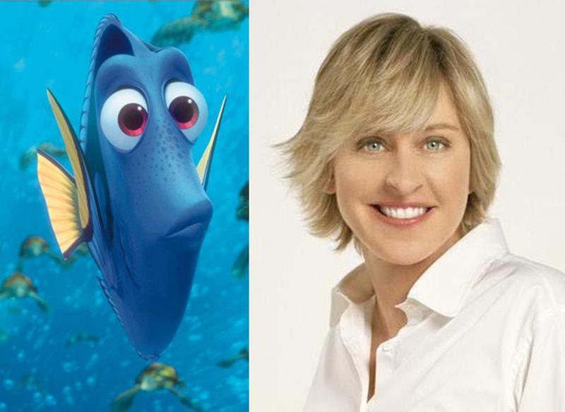 Ellen Degeneres Finding Nemo