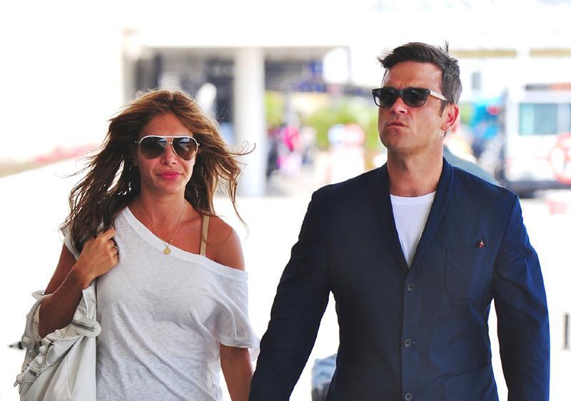 Robbie Williams Ayda Field 
