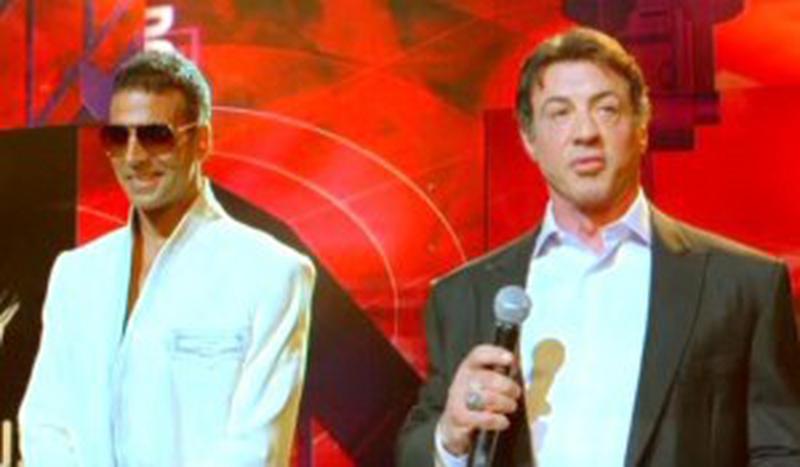 Akshay Kumar și Sylvester Stallone