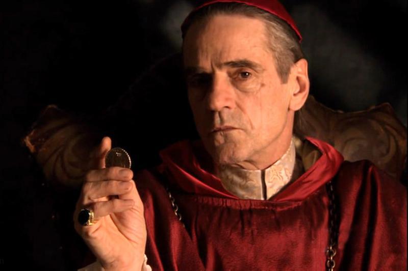 LIDER. În „The Borgias”, Jeremy Irons este Rodrigo Borgia, patriarhul influentei familii care ajunge la putere în Italia renascentistă.