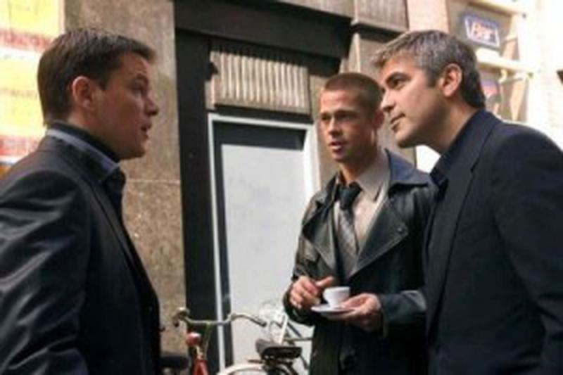 Brad Pitt, George Clooney şi Matt Damon