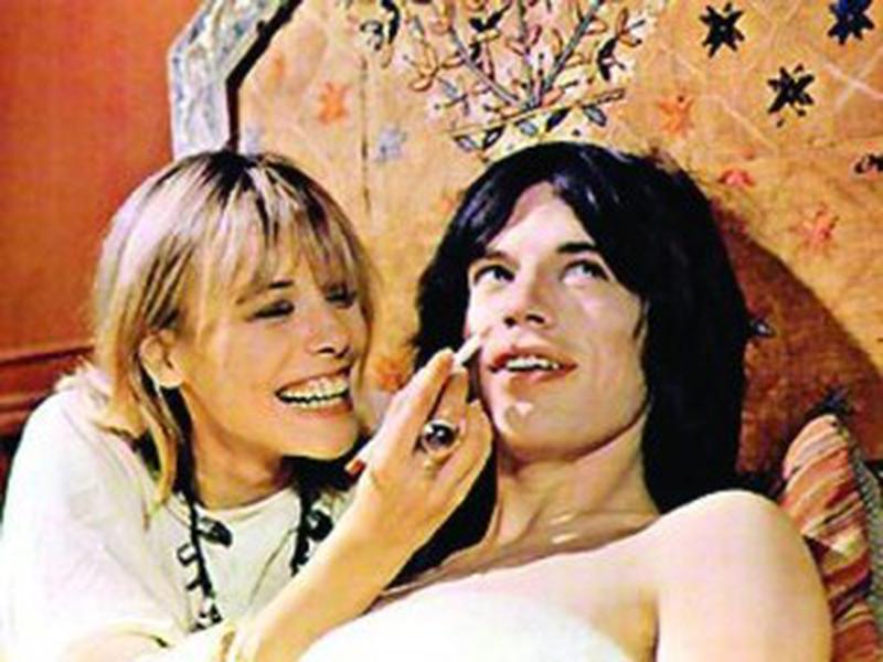 PERFORMANCE, Anita Pallenberg, Mick Jagger, 1970