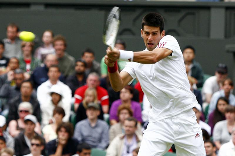 (4)UK-LONDON-WIMBLEDON-DAY 1-DJOKOVIC