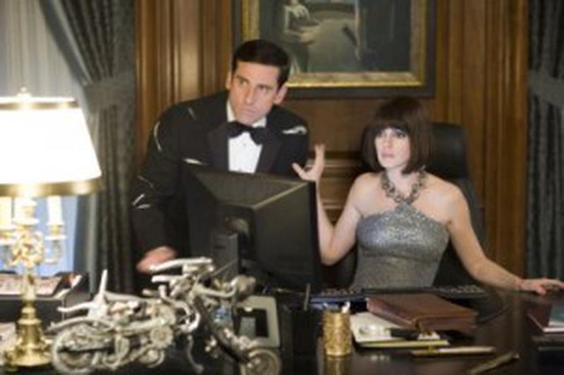 Steve Carell şi Anne Hathaway