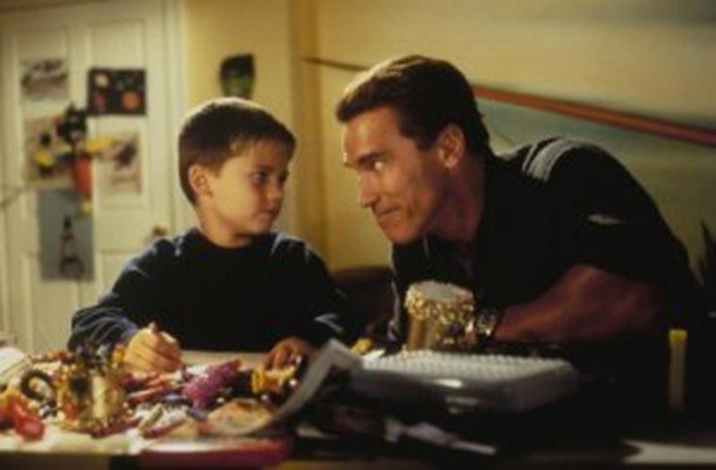 Jake Lloyd şi Arnold Schwarzenegger