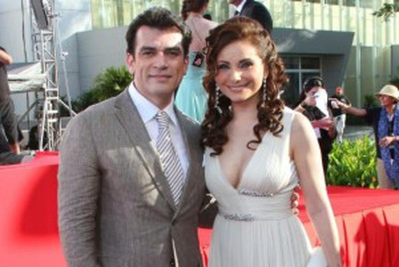 Jorge Salinas si soţia sa, Elizabeth Alvarez