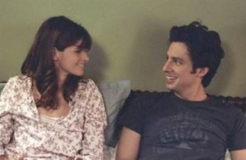 Amanda Peet şi Zach Braff