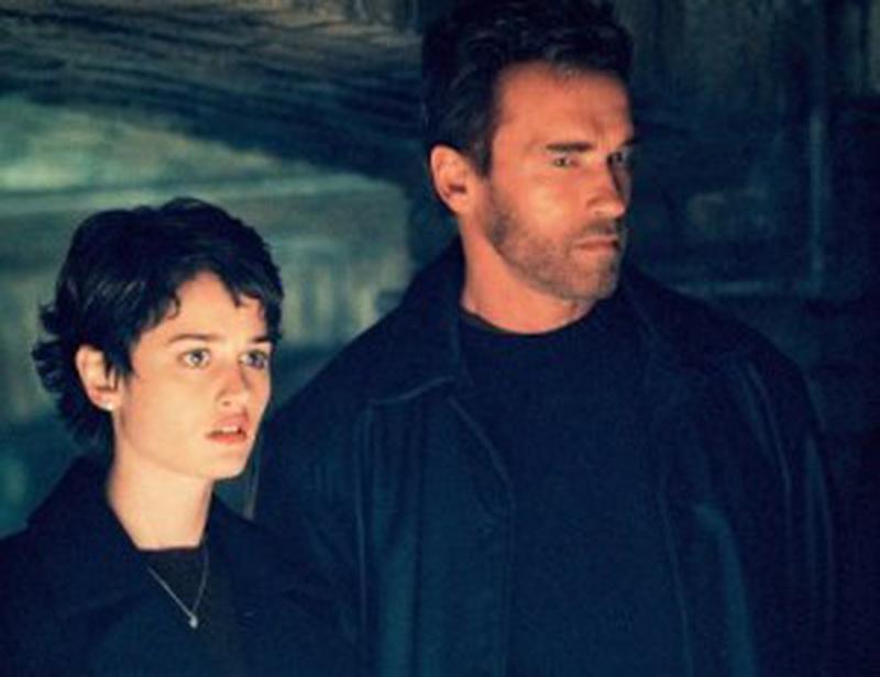 Robin Tunney şi Arnold Schwarzenegger