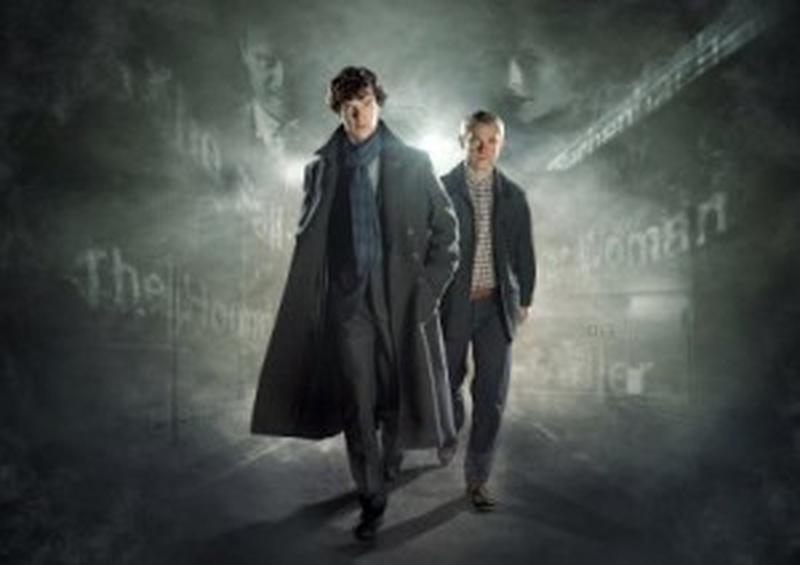 Benedict Cumberbatch şi Martin Freeman