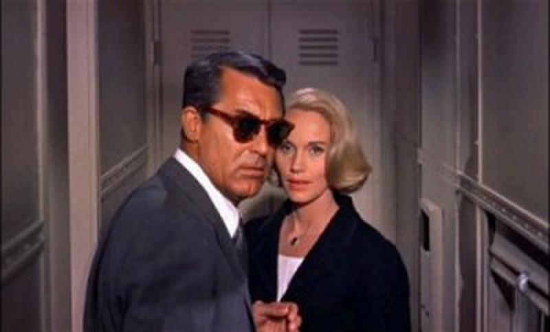 La nord prin nord-vest - Cary Grant şi Eva Marie Saint