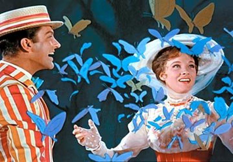 Mary Poppins - Dick Van Dyke şi Julie Andrews