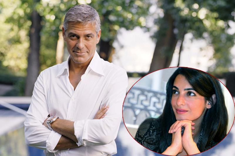 George Clooney s-a logodit cu iubita lui, Amal Alamuddin