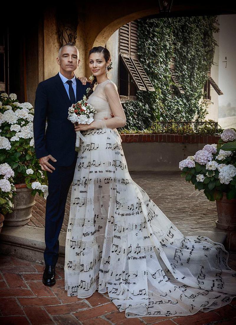 Eros Ramazzotti a făcut nuntă mare cu modelul Marica Pellegrinelli