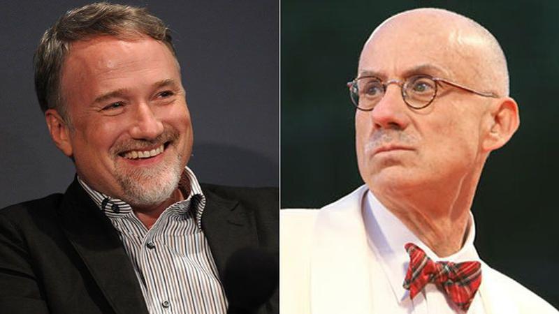 David Fincher și scenaristul James Ellroy