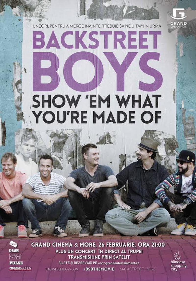 Documentarul „Backstreet Boys: Show ‘Em What You’re Made Of” se vede la cinema