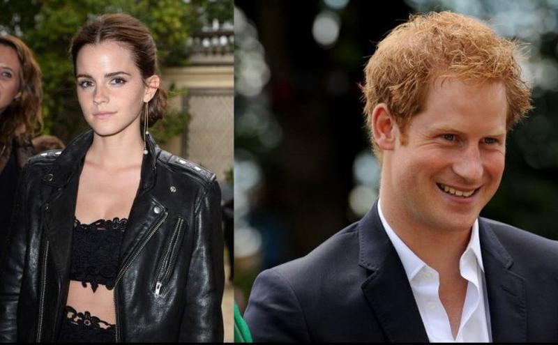Emma Watson, cuplată de presă cu Prințul Harry