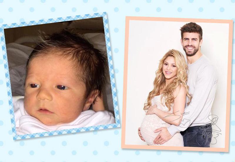 Shakira şi Gerard Piqué au publicat prima poză cu micuţul Sasha