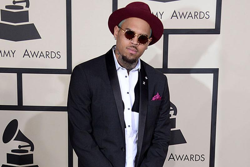 CHRIS BROWN @ the 2015 Grammy awards held @ the Nokia.February 8, 2015