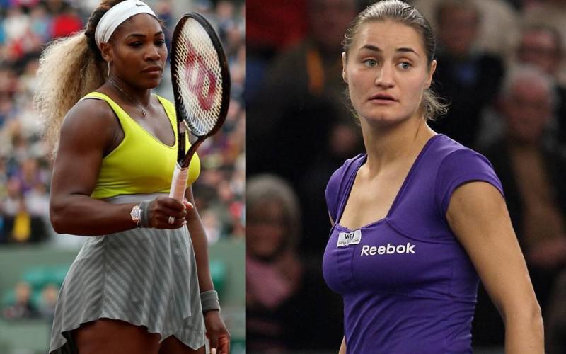 Serena Williams şi Monica Niculescu