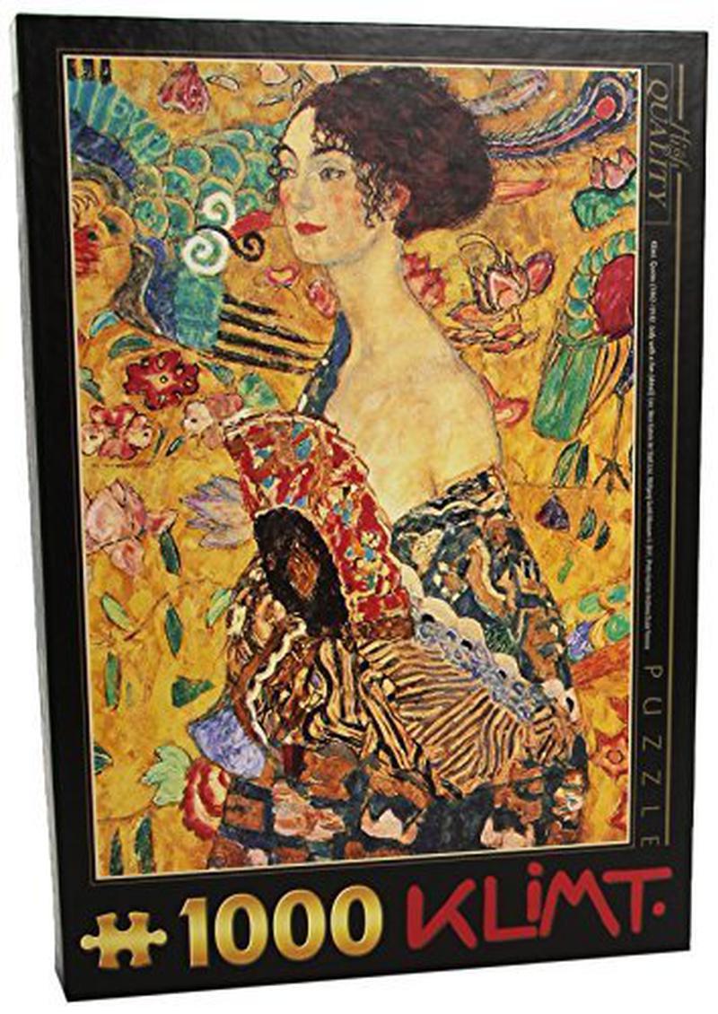 puzzle Klimt- Lady with a Fan