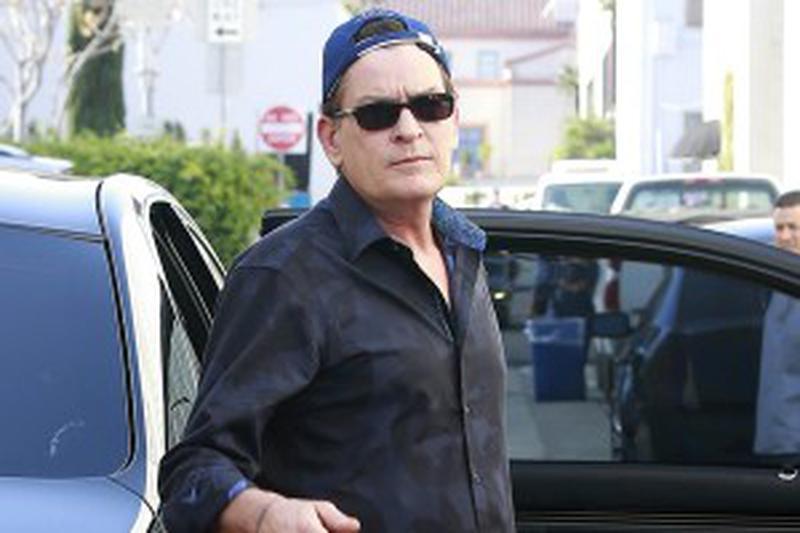 Charlie Sheen Lunches In Beverly Hills