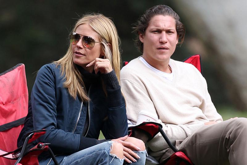 Heidi Klum & Vito Schnabel Watch Her Kids Play Soccer